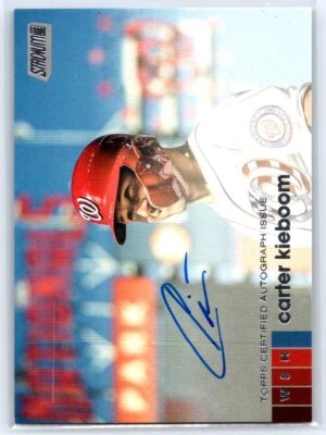 2020 Stadium Club #ACK Carter Kieboom Autographs - Image 1 of 2