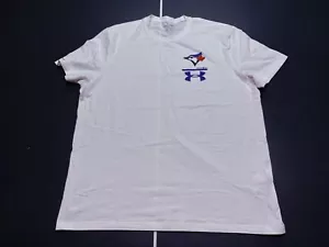 Toronto Blue Jays MLB Under Armour weiß Kurzarm Shirt XL lose - Bild 1 von 7