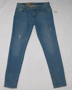 H & M + ―Size 20 ― Skinny Leg High Rise Light Wash Stretch Denim Jeans NWT #CH33 - Picture 1 of 4