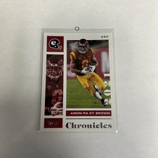 Amon-Ra St. Brown 2021 Panini Chronicles Draft Picks Rookie RC 24