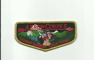 SCOUT BSA 2008 OA LODGE 16 TOTANHAN NAKAHA FLAP ARROW CORPS 5 TETONS NSC MN WI ! - Bild 1 von 1