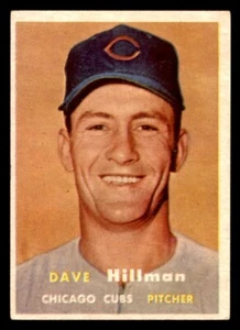 1957 Topps Baseball #351 Dave Hillman EX - Picture 1 of 2