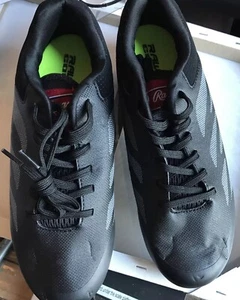 Rawlings-Javlin-Mens Black Cleats (162132), Sz 8-NEW - Picture 1 of 8