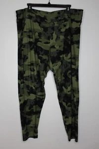 Womens (Juniors) No Boundaries Sueded Ankle Legging Green Camo Plus Size 3X - Picture 1 of 2