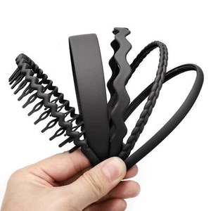 Plastic Headbands for Women Fashion Non Slip Headbands with Teeth Wide Hair b... - Picture 1 of 6