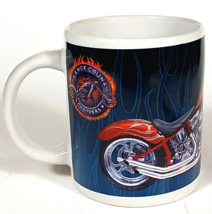 Orange County Choppers 2004 Ceramic Blue Coffee Cup Mug - Picture 1 of 5