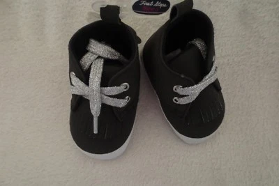 Botas tênis First Steps by Stepping Stones bebê menino novo tamanho 3 - Imagem 1 de 4