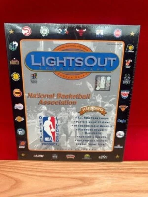 NBA Lights Out Sports Fans Screen Saver 1994 NIB - Image 1 of 2