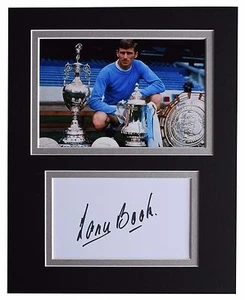 Tony Book Signed Autograph 10x8 photo display Manchester City Football AFTAL COA - Picture 1 of 6