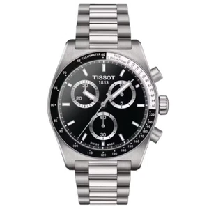 Tissot PR516 Chronograph 40mm Black Dial Steel Men's Watch T1494171105100 - Picture 1 of 3