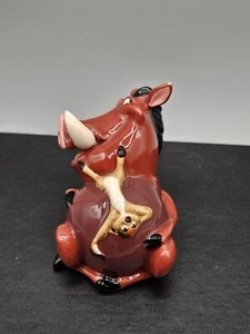 Disney Ceramic Character Figurine TIMON AND PUMBA The Lion King - Picture 1 of 8