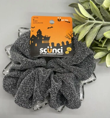 Accesorios Scunci Halloween Cabello Scunci 34141 Gris Plateado Metálico Nuevo Foto 1 de 2