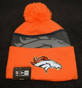 Denver Broncos New Era Orange/Gray Cuffed sport Knit Beanie/Hat New With Tag - Picture 1 of 9