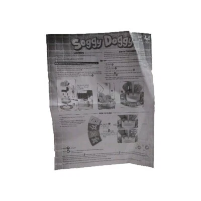 Spin Master Soggy Doggy Instruction Manual Replacement Part 2017 - Image 1 of 3