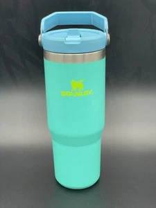 Stanley Iceflow Vacuum Insulated Stainless Steel Flip Straw Tumbler 30 oz Teal - Picture 1 of 5