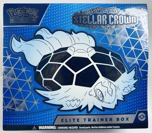 Pokemon TCG: S&V Stellar Crown Caja Entrenador Elite Sellada de Fábrica - Imagen 1 de 3