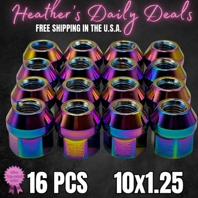 16 Acorn Bulge Lug Nuts 2019–2025 Can-Am Maverick Sport Max 1000R DPS Wheel Nut - Image 1 of 4