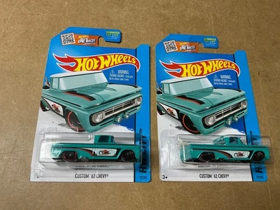 Chevy Hot Wheels Custom '62 2015... 72/250... nuevo... dos disponibles Foto 1 de 4