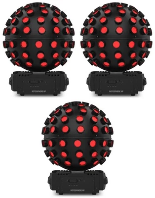 (3) Chauvet DJ Rotosphere HP RGBW + CMYO LED DMX Rotating Mirror Ball Simulators - Image 1 of 4