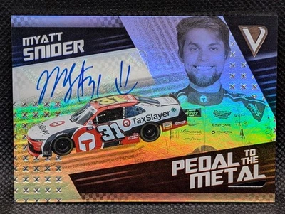 2022 Panini Chronicles #11 Myatt Snider Pedal to the Metal Autographs - Image 1 of 2