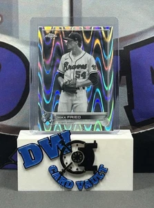 2022 Topps Chrome Sonic Black and White Raywave Refractor #75 Max Fried - Bild 1 von 2