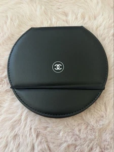 CHANEL Novelty Item Make-up Mirror Tabletop Black Frame Oval shape New from JP - Picture 1 of 24