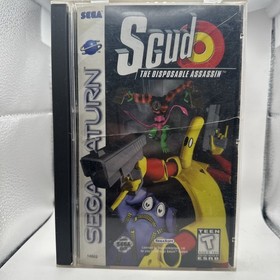 Scud: The Disposable Assassin (Sega Saturn) - CIB w registration card, Tested