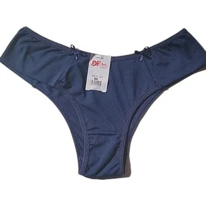 Made In Brazil Panties Cheeky Bikini Underwear Lowrise Comfortable Blue Medium - Picture 1 of 10