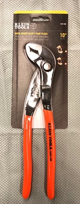 KLEIN TOOLS 10" QUICK ADJUST KLAW PUMP PLIERS - NEW # D505-10B