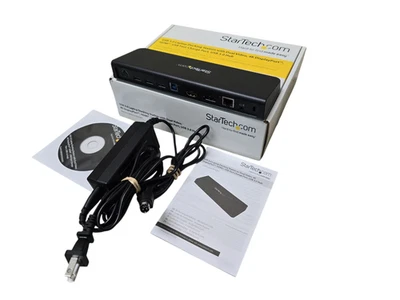 StarTech Estación de Acoplamiento Universal USB 3.0 USB3DOCKHDPC Fuente de Alimentación Completa Foto 1 de 4