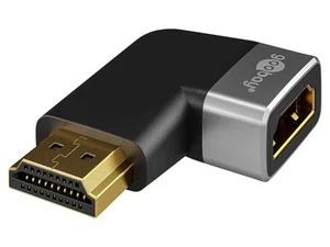 GOOBAY HDMI-Adapter 72012 270° horizontal 8k 60Hz vergoldet - Bild 1 von 2