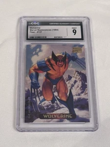 Wolverine - Fleer 1994 Marvel Masterpieces #137 Slabbed - Graded CGC 9 MINT - Picture 1 of 2