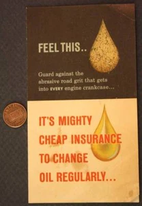 Texaco 1958 Gas & Havoline Motor Oil Grit Folleto de muestra en los 48 estados Cool- - Imagen 1 de 1