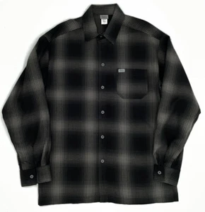 (NWOT) CHARLIES SHADOW PLAID LONGSLEEVE FLANNEL SHIRT (OG Gangster / rockabilly) - Bild 1 von 7