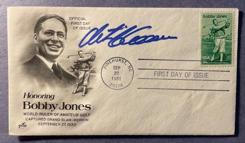 SIGNED RETIEF GOOSEN FDC AUTOGRAPHED FIRST DAY COVER - U.S. OPEN - Image 1 of 1