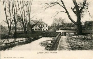 PRINTED POSTCARD OF STREAM MEAR, WILLITON, (NEAR BRIDGWATER), SOMERSET BY WRENCH - Picture 1 of 2