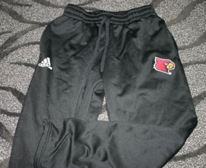 Louisville Cardinals Football team issued black travel pants size L - Picture 1 of 1