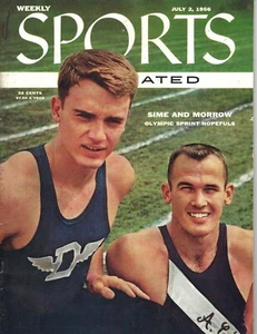 1956 Sports Illustrated magazine USA Olympic track Sime & Morrow NEWSTAND - Picture 1 of 1