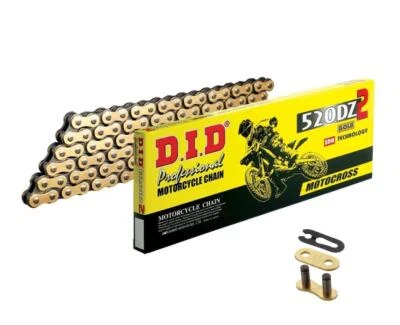 DID DZ2GB Supercross Motocross Kette 520 Teilung 110 Glieder offen +Clipschloss - Bild 1 von 4