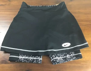 NEW Nike Girls Dri-FIT Icon Clash Training Tennis Skirt Shorts Skort Black L - Picture 1 of 6
