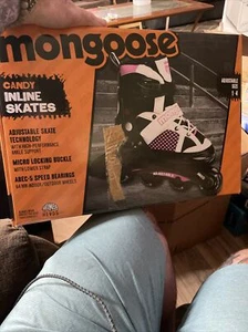 Mongoose Girl's Inline Skates, Small Size 1-4 - Picture 1 of 11