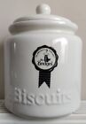Biscuit Jar Mrs Bridges Cookie Jar Cream Ceramic Biscuit Barrel