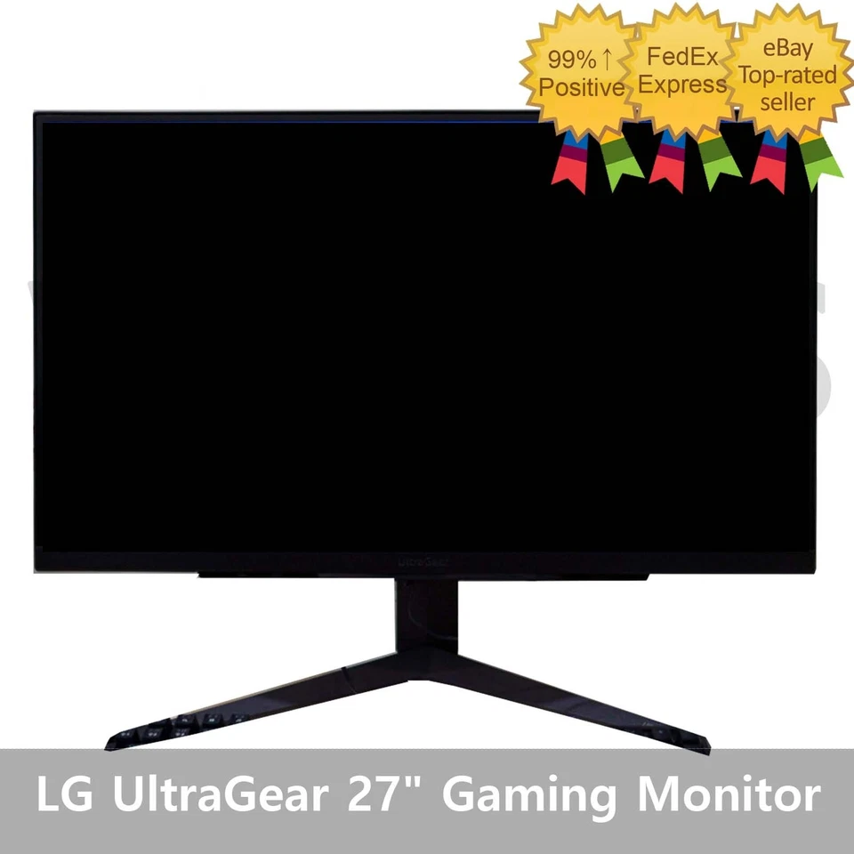 LG 27GR83Q Ultra Gear 27" Gaming Monitor QHD IPS 240Hz 1ms GtG G-SYNC - Image 1 of 3