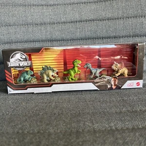 Jurassic World 5 Stück Dinosaurier Mattel Micro Collection 2 Inch Figuren NEU - Bild 1 von 7