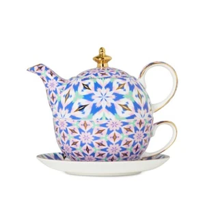 T2 Fine Bone China Magic Carpet Remix té para una tetera azul 450 ml taza 250 ml - Imagen 1 de 5