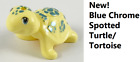 LEGO tortue amis jaunes animal de compagnie reptile tortue minidoll bleu tache chrome