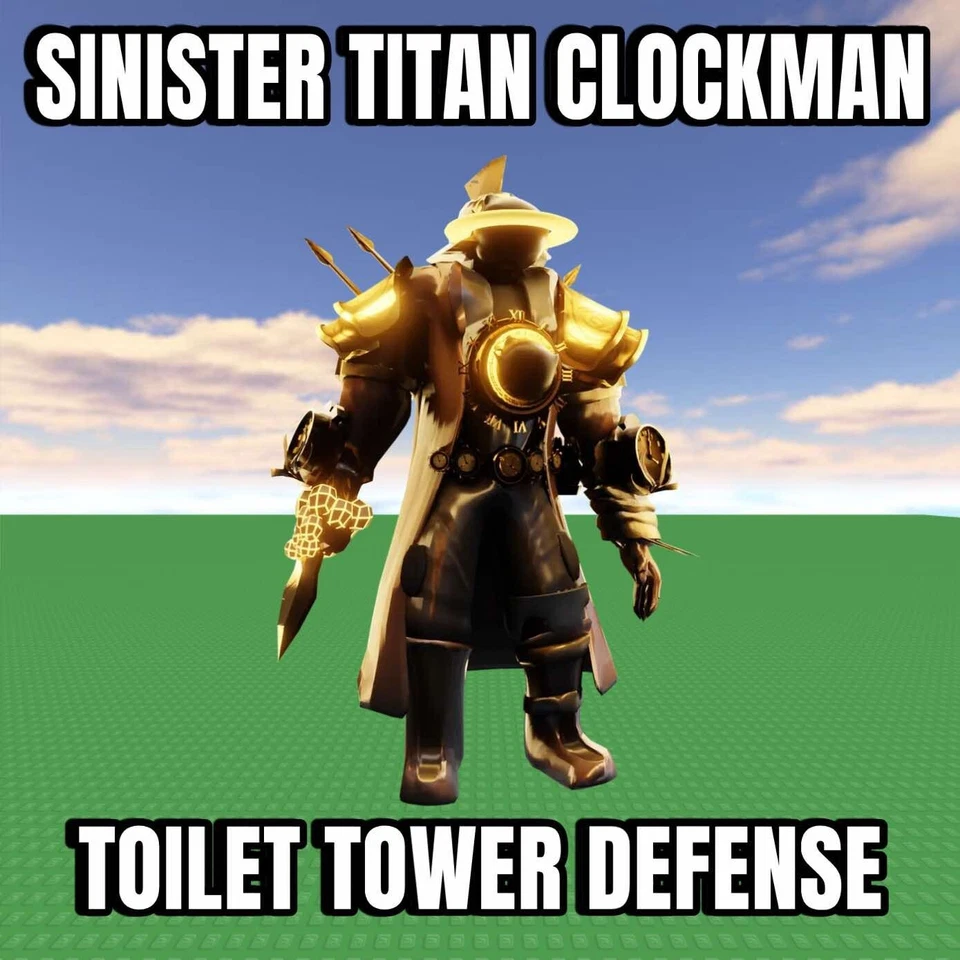 Sinister Titan Clockman | Toilet Tower Defense | TTD | Cheapest and Fast