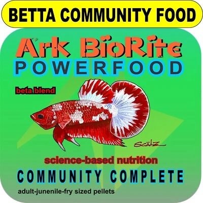 ARK BIORITE Special Betta Fish Food, Nutrition powerfood for All Betta Fish, Color Boost