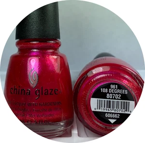 China Glaze Nail Polish - 108 Degrees - 961 - Full Size