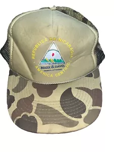 Republica De Nicaragua Central America Mesh Trucker Hat Snap Back One Size - Picture 1 of 5